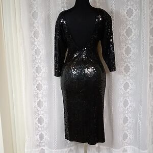 Sho Max Original Vintage Sequin Women's Dress Size M